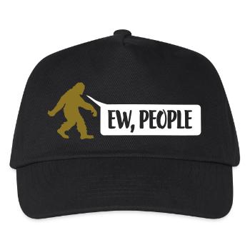 Sasquatch Zitat ew people - Kinder Basecap - Schwarz - Vorne