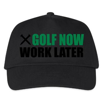 Golfe - Casquette de baseball Enfant - noir - Devant