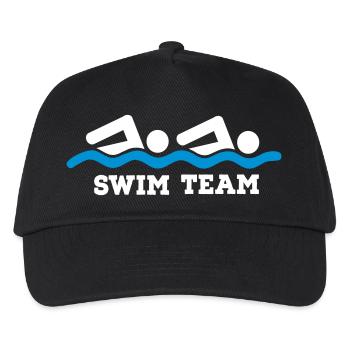 swim - Kids’ Baseball Cap - black - Front