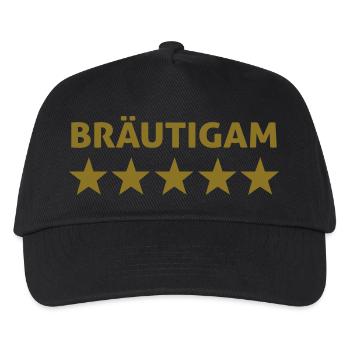 bräutigam - Kinder Basecap - Schwarz - Vorne