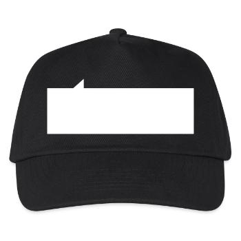 carré bulle de la parole - Casquette de baseball Enfant - noir - Devant
