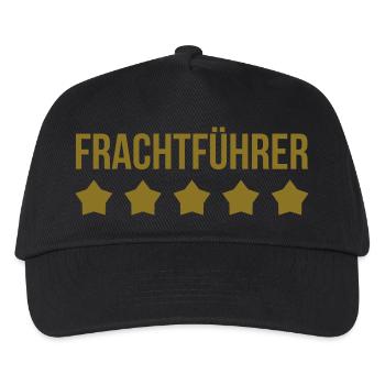 frachtführer / möbelpacker / mover / bewegen - Kinder Basecap - Schwarz - Vorne