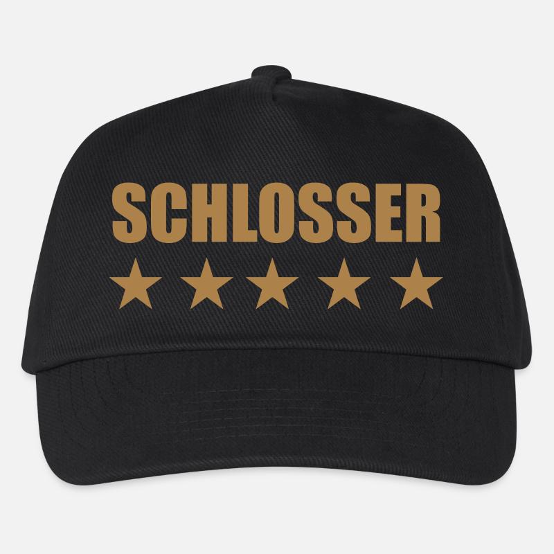 Schlosser / Schloss / Arbeit / Job - Kinder Basecap - Schwarz