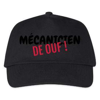Mechanik / Mechaniker / Auto / Garage - Kinder Basecap - Schwarz - Vorne