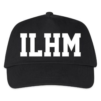 ILHM - I LOVE HOUSE MUSIC - Kinder Basecap - Schwarz - Vorne