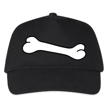 bone - Casquette de baseball Enfant - noir - Devant