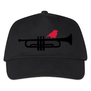 trumpet - Kids’ Baseball Cap - black - Front