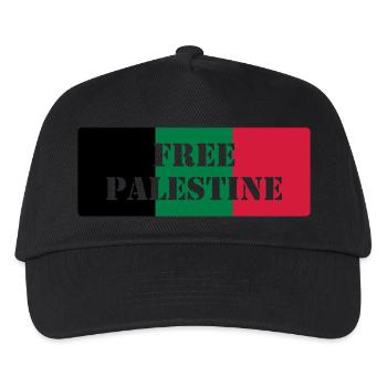 Free Palestine - Casquette de baseball Enfant - noir - Devant