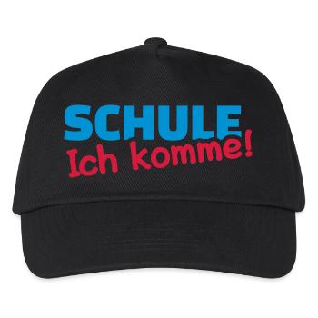Einschulung - Kinder Basecap - Schwarz - Vorne
