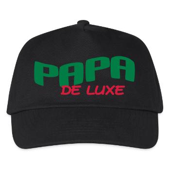 Papa de luxe - Casquette de baseball Enfant - noir - Devant