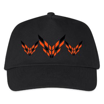 3 Foxes Abstract Logo Evil Eye Friends Team - Kids’ Baseball Cap - black - Front