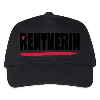 endlich Rentnerin - Kinder Basecap - Schwarz - Vorne