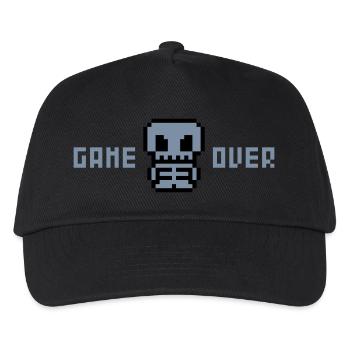 Game Over - Kids’ Baseball Cap - black - Front