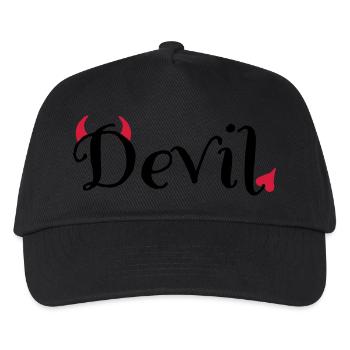 6061912 118998807 Devil - Kinder Basecap - Schwarz - Vorne