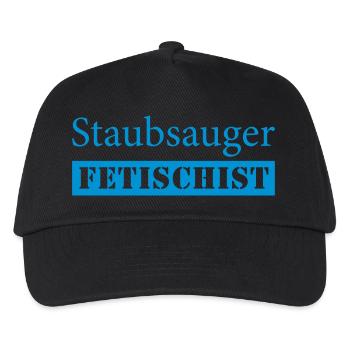 Staubsauger Fetischist - Kinder Basecap - Schwarz - Vorne