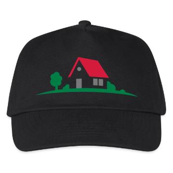 Maison - Casquette de baseball Enfant - noir - Devant
