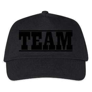 Conception d'équipe - Casquette de baseball Enfant - noir - Devant