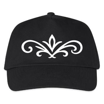 Ornament Icon - Kids’ Baseball Cap - black - Front