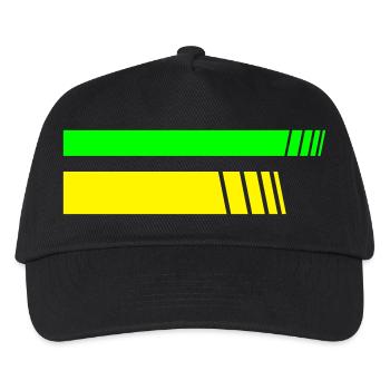 Stripes - Kids’ Baseball Cap - black - Front