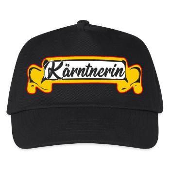 Kärntnerin Kärntner Kärnten Österreich Partnerlook - Kinder Basecap - Schwarz - Vorne