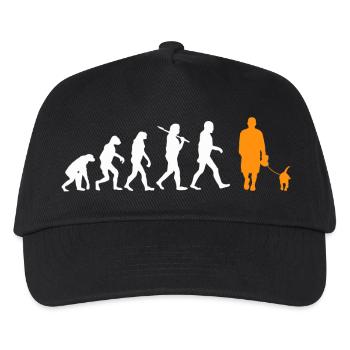 Evolution Dog Dog Walk Walk Gift - Kids’ Baseball Cap - black - Front