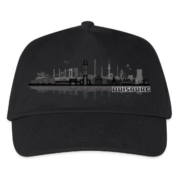 duisburg city skyline - Kinder Basecap - Schwarz - Vorne