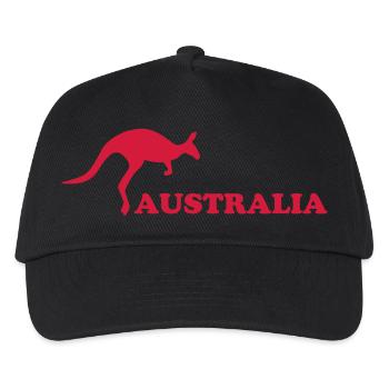 Australia - Kids’ Baseball Cap - black - Front