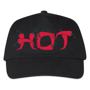 Hot chili peppers hot chillies Scharf - Kids’ Baseball Cap - black - Front
