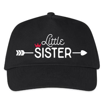 Little Sister - Kinder Basecap - Schwarz - Vorne