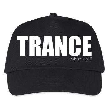 Trance - what else? - Kinder Basecap - Schwarz - Vorne