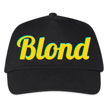 BLOND - Casquette de baseball Enfant - noir - Devant