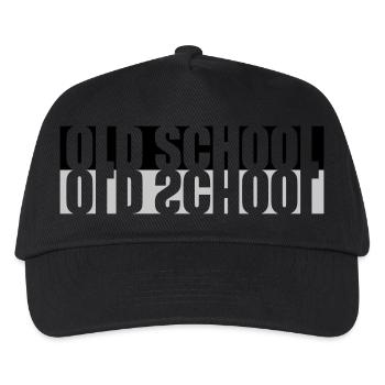 Mirrored Old School - Kids’ Baseball Cap - black - Front