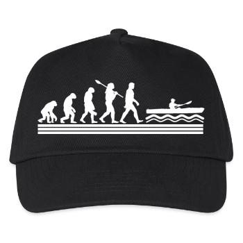 Kajak Evolution - Kinder Basecap - Schwarz - Vorne