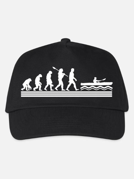 Kajak Evolution - Kinder Basecap - Schwarz
