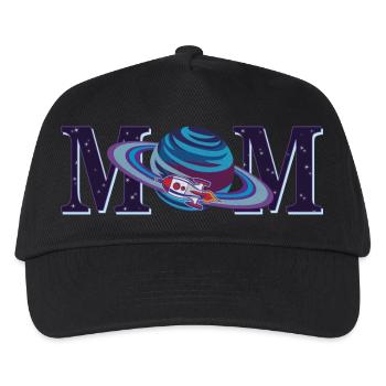Mom Cool Planet Mariage de la fête des mères pour les femmes - Casquette de baseball Enfant - noir - Devant