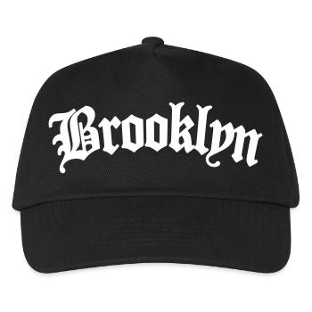 brooklyn shirt - Kinder Basecap - Schwarz - Vorne