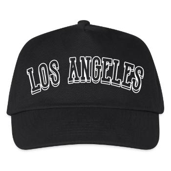 los angeles shirt - Kinder Basecap - Schwarz - Vorne