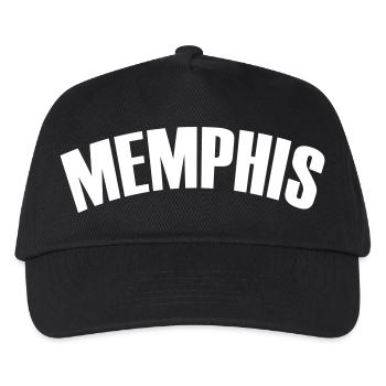 memphis shirt - Kinder Basecap - Schwarz - Vorne