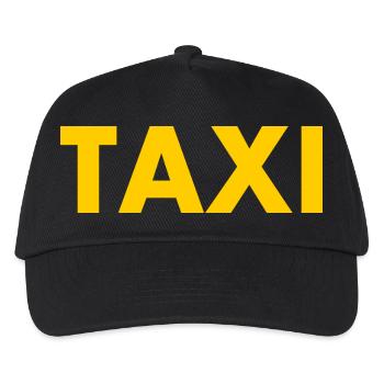 Taxi - Kinder Basecap - Schwarz - Vorne
