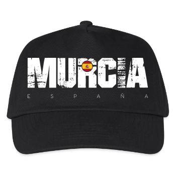 Murcia Spain Distressed Text - Kids’ Baseball Cap - black - Front