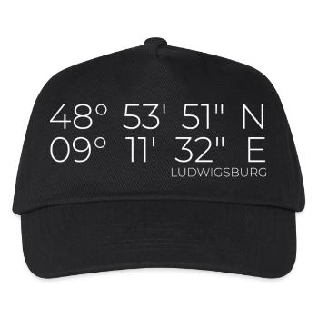 Coordinates Ludwigsburg - Kids’ Baseball Cap - black - Front