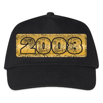 2008 - Kinder Basecap - Schwarz - Vorne