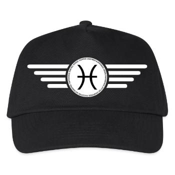 Zodiac sign Pisces, exclusive t-shirt design - Kids’ Baseball Cap - black - Front