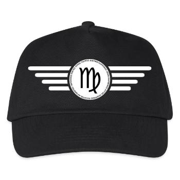 Zodiac sign Virgo, exclusive t-shirt design - Kids’ Baseball Cap - black - Front