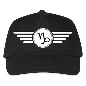 Zodiac sign Capricorn, exclusive t-shirt design - Kids’ Baseball Cap - black - Front