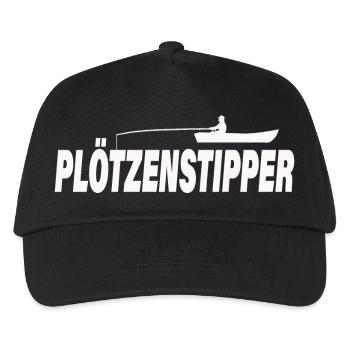 PLÖTZENSTIPPER - Kinder Basecap - Schwarz - Vorne