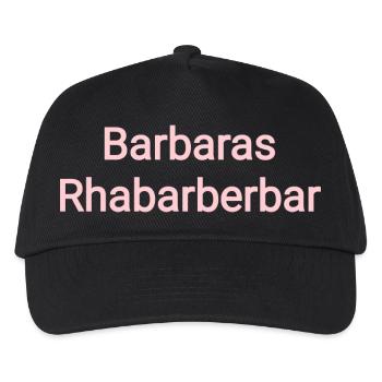 Bar à la rhubarbe de Barbara - Casquette de baseball Enfant - noir - Devant