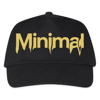 Minimal Orange - Kids’ Baseball Cap - black - Front