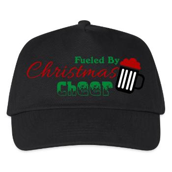 Fueled By Christmas Cheer - Kinder Basecap - Schwarz - Vorne