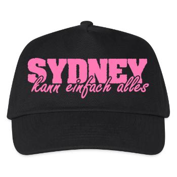 Sydney - Kinder Basecap - Schwarz - Vorne